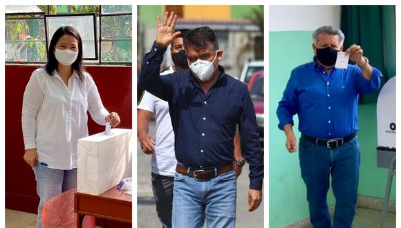 Precandidatos a la Presidencia acudieron a votar en los comicios internos