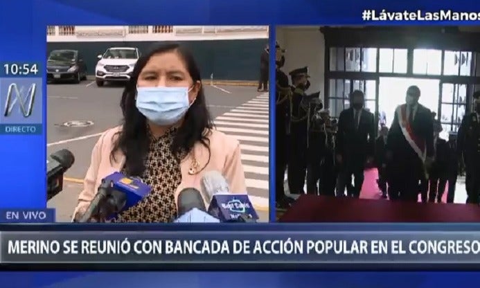 Congresista Yessy Fabián asegura que trabajará a favor de la corrupción