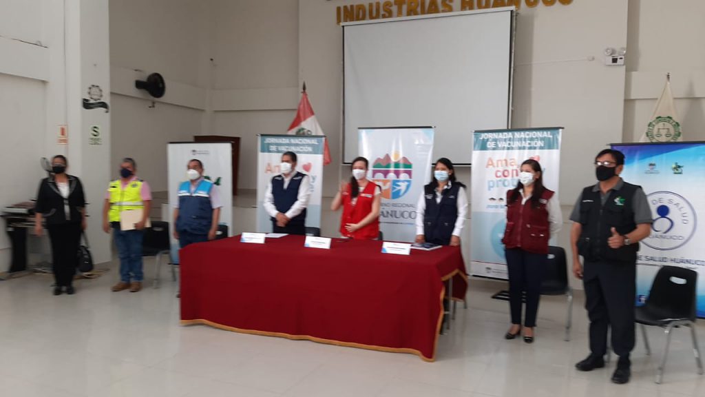 Lanzan jornada nacional de vacunación en Huánuco