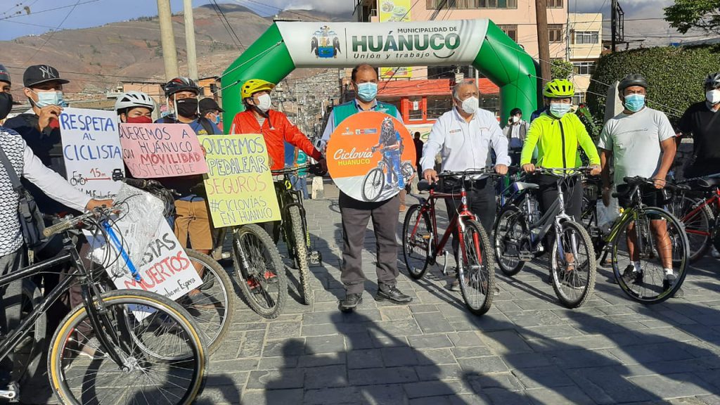 Habilitarán ciclovías en la ciudad de Huánuco
