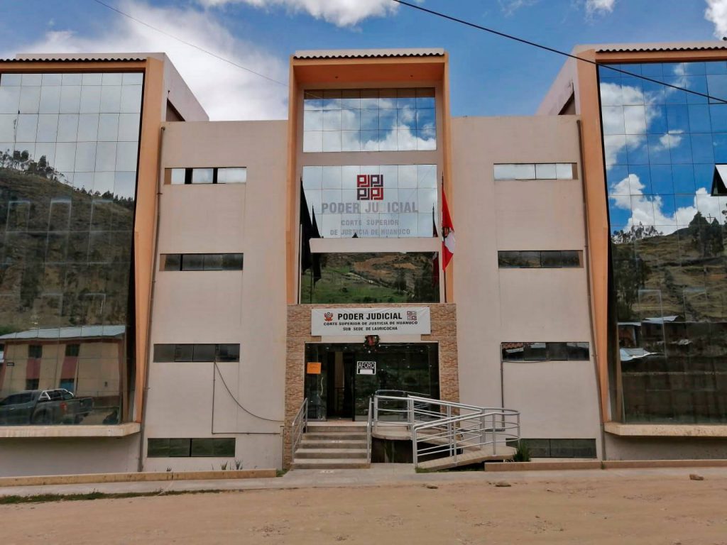 Municipalidad de Lauricocha dona edificio a Corte de Huánuco
