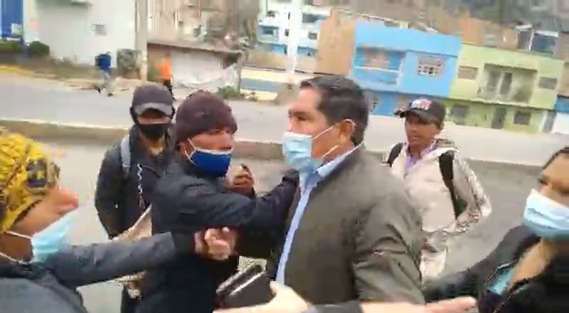 Situación irregular ante llegada del gobernador Regional