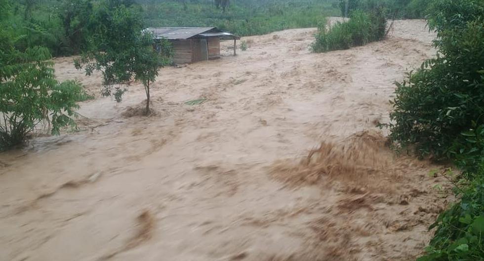 Cuatrocientas familias de La Morada en riesgo por desborde de ríos