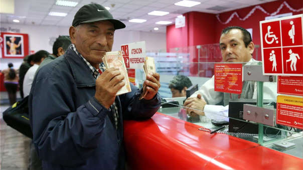 Desde hoy se deposita bono de S/ 930 a los jubilados de la ONP