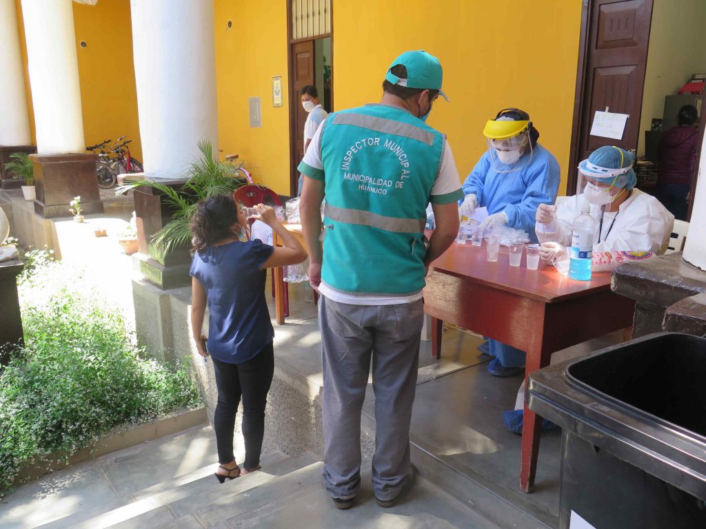 Veinticinco obreros de la municipalidad de Huánuco infectados de COVID-19