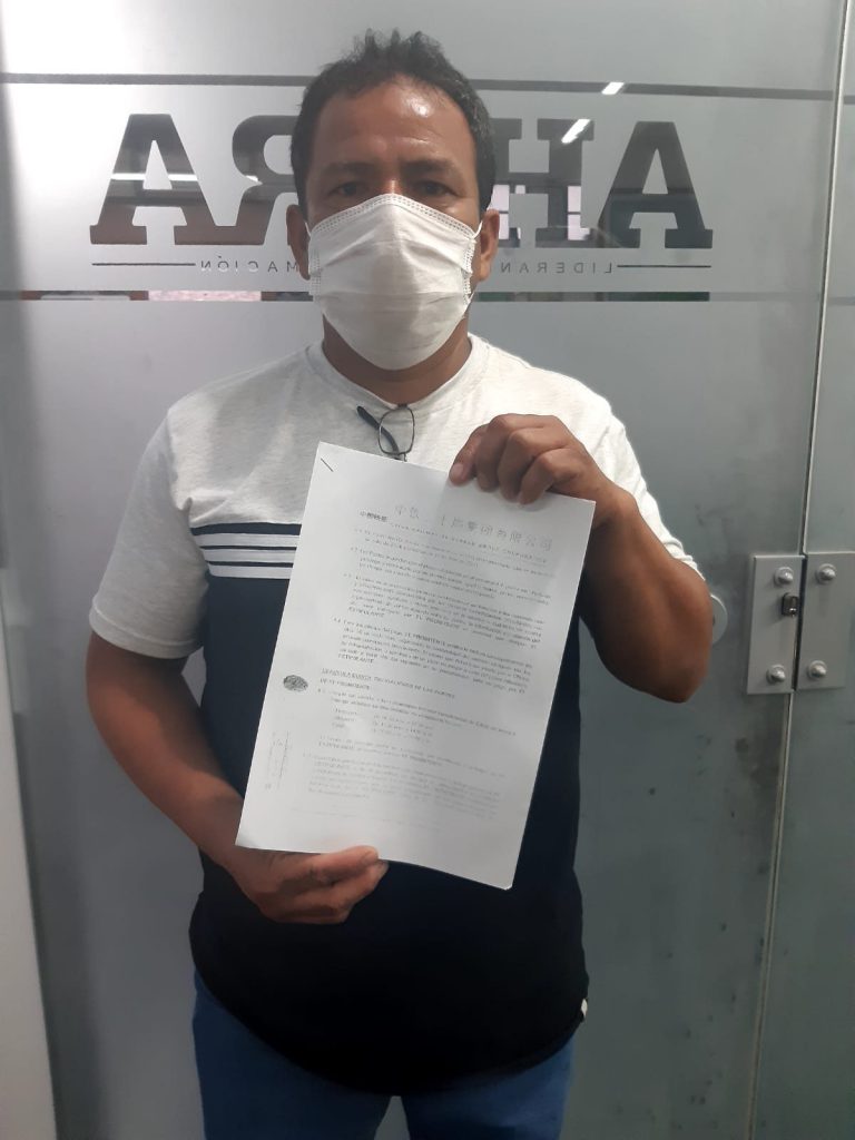 Denuncia que empresa China CR20 incumple contrato