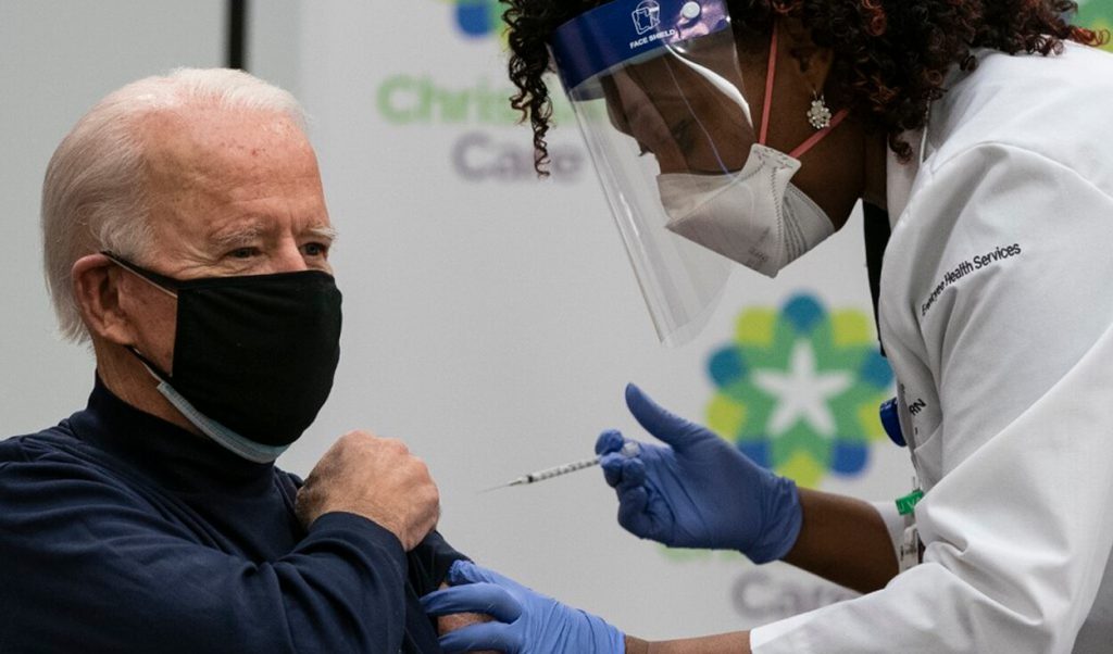 Biden recibe hoy la segunda dosis de la vacuna contra el COVID-19