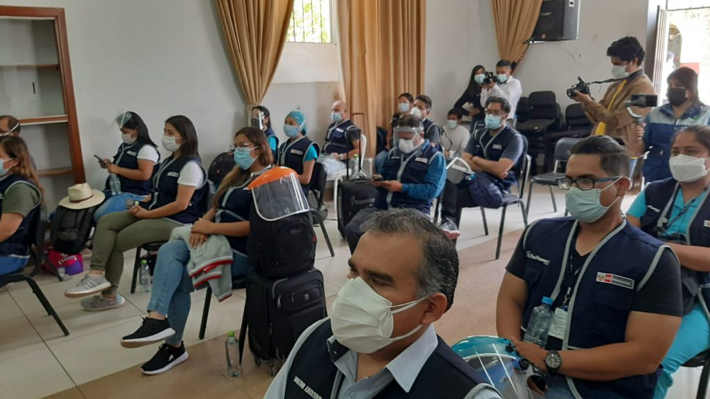 Arriban a Huánuco más médicos y enfermeras para afrontar segunda ola del coronavirus