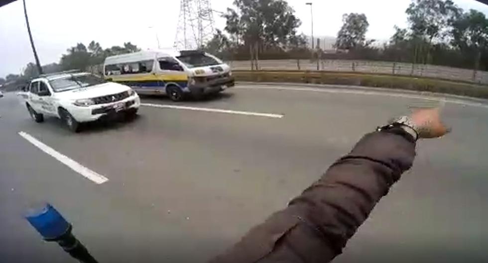 La dramática persecución a una combi con 163 mil soles en papeletas en El Agustino