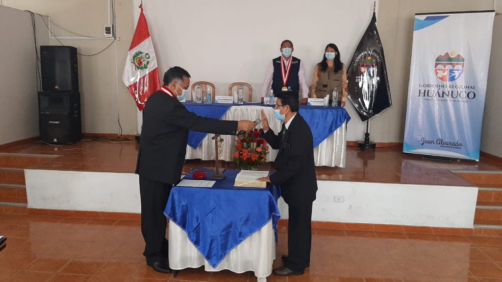 Valentín Salazar asume como consejero delegado de Huánuco