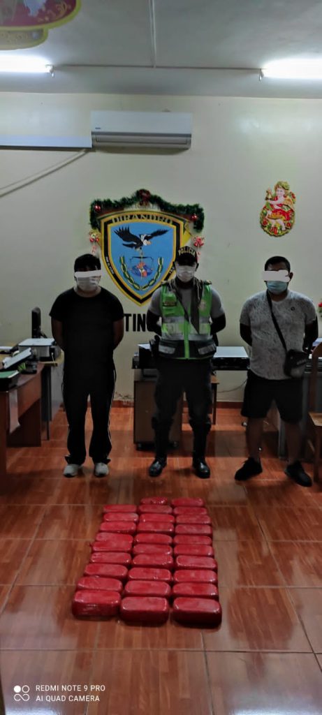 Dos sujetos fueron detenidos con más de 40 kilos de cocaína