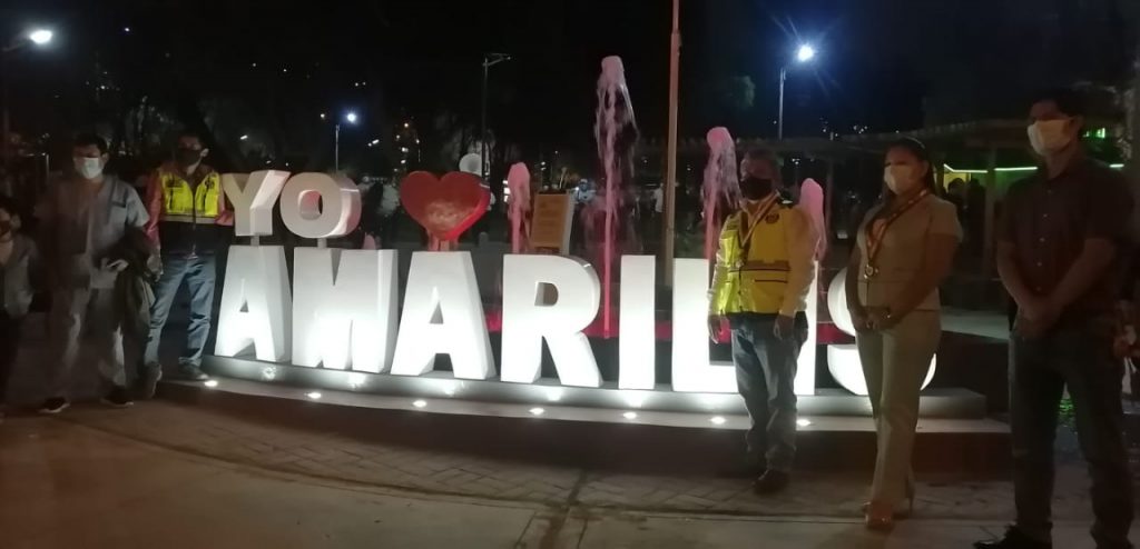 Alcalde de Amarilis inauguró Parque Leoncio Prado