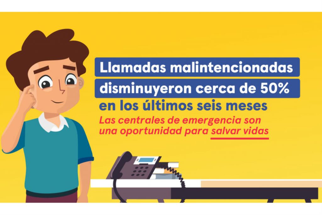 Llamadas falsas a líneas de emergencia caen en 50 % durante la pandemia