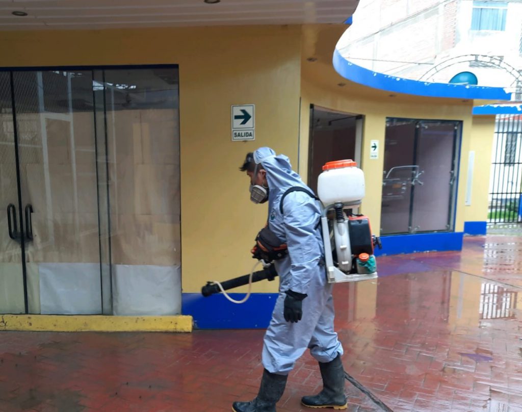 Intensifican jornadas de desinfección en la ciudad de Huánuco