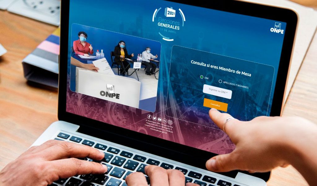 ONPE publicó lista definitiva de miembros de mesa y locales de votación