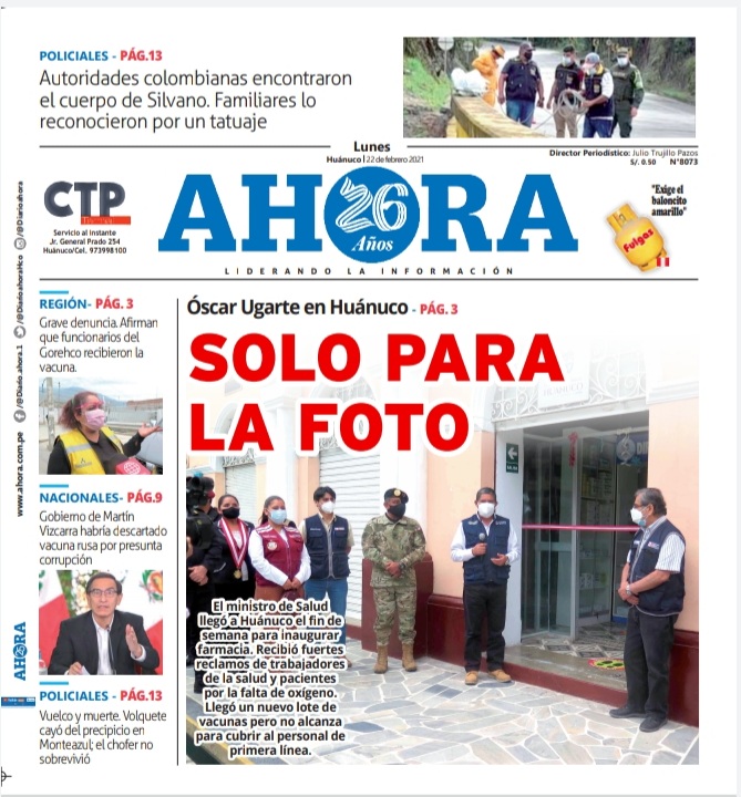 Edición digital Diario Ahora 22-02-2021