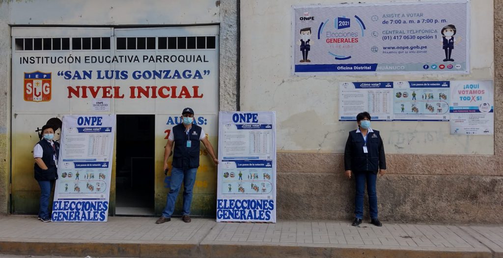ONPE Huánuco instala oficinas en distritos y centros poblados