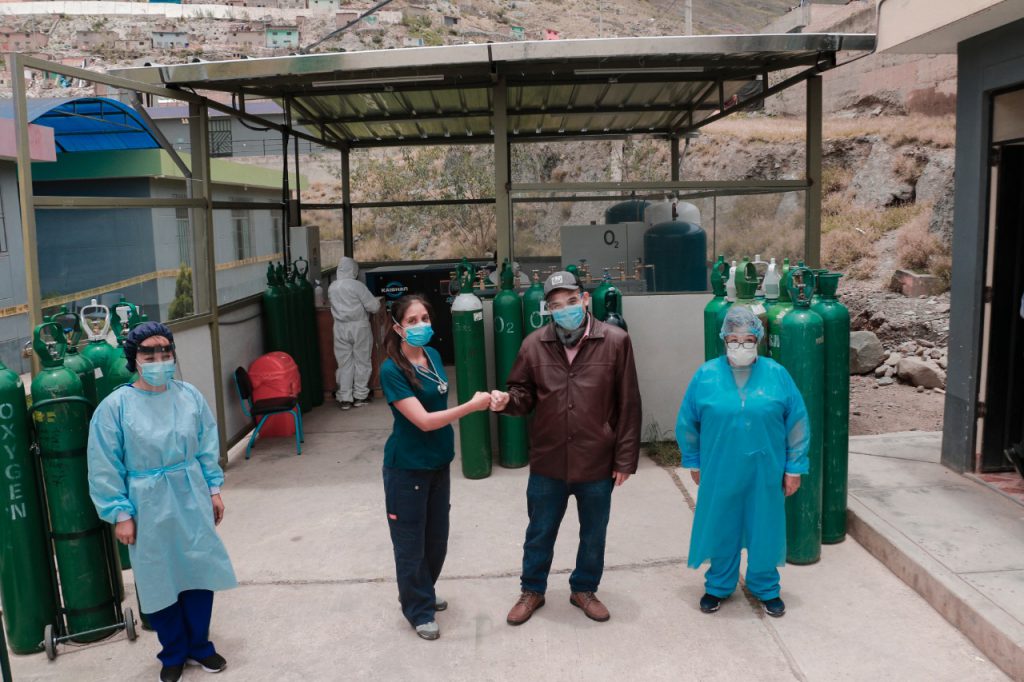 Planta de oxígeno de campaña “Respira Huánuco” ya abastece a hospitales de Contingencia y EsSalud