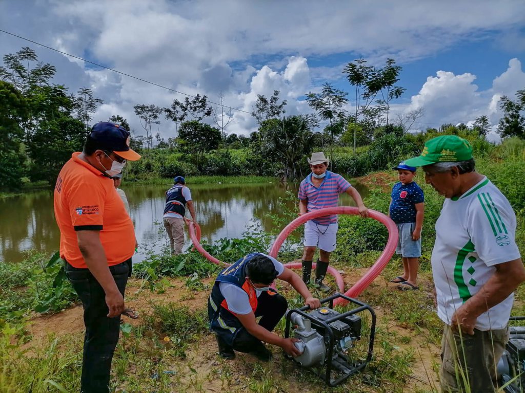 Plan de evacuación de agua de laguna artificial de Las Vegas