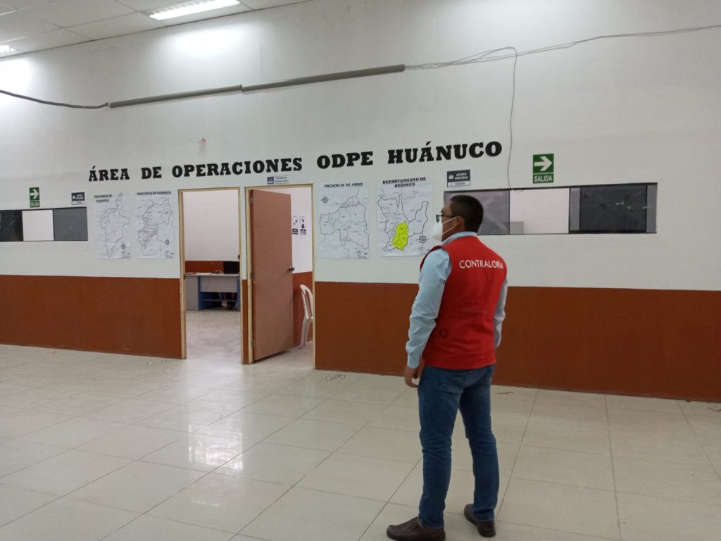 Contraloría halla deficiencias en almacén de la ODPE Huánuco