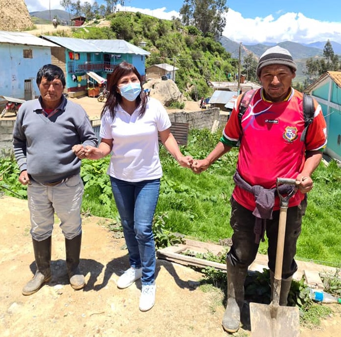 Daisy Soto comprometida en impulsar mejoras agrícolas en la región