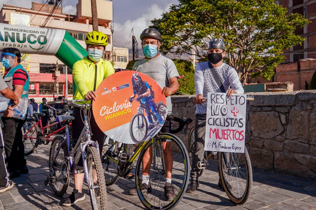 Iniciarán instalación de la ciclovías en Huánuco
