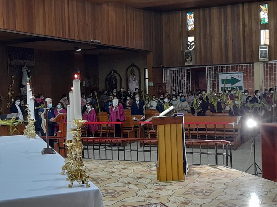 Huanuqueños conmemoraron el Domingo de Ramos pese a restricciones