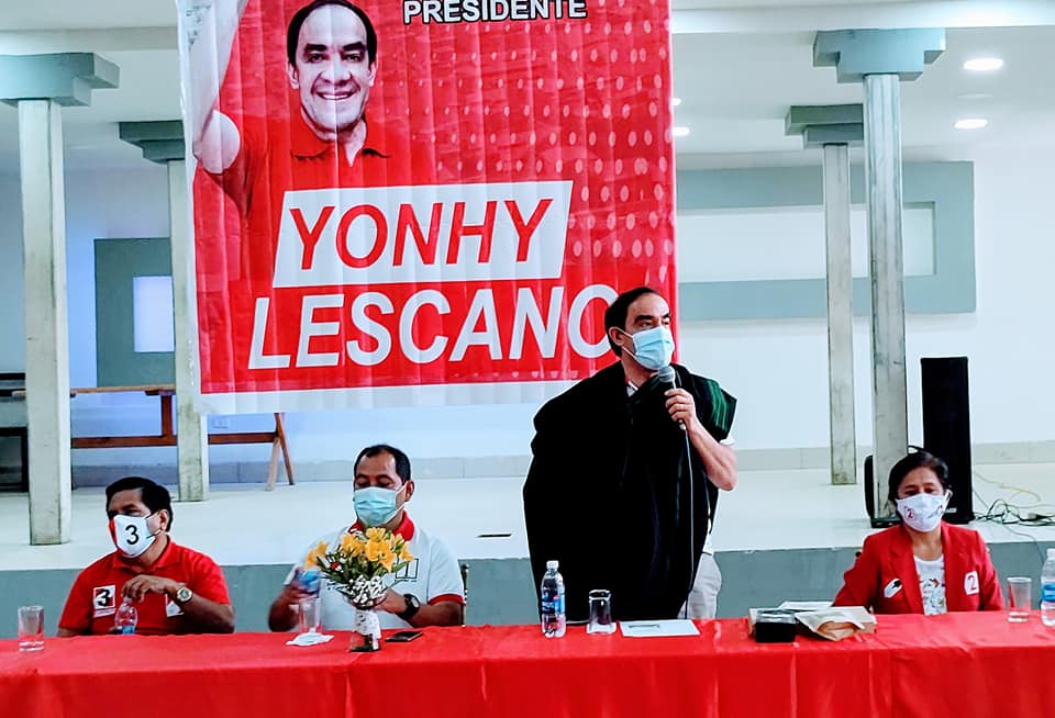 Lescano en Huánuco: Rechazó campañas de desinformación en redes sociales