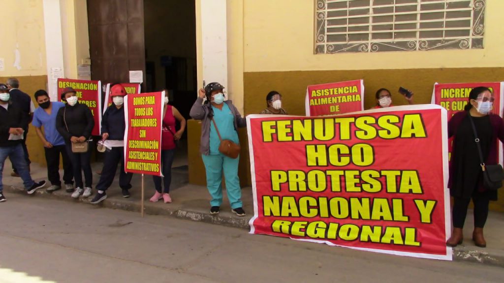 Protestan contra la Diresa por incumplimiento de acuerdos