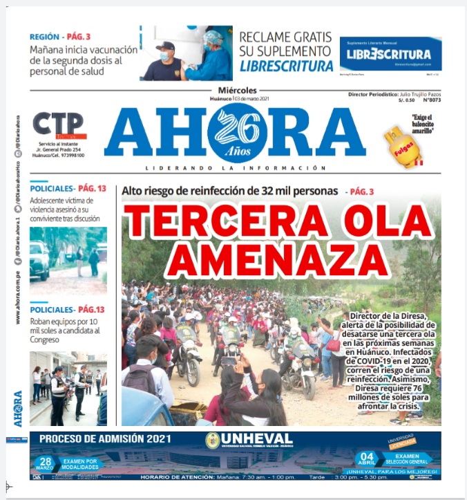 Edición digital Diario Ahora 03-03-2021