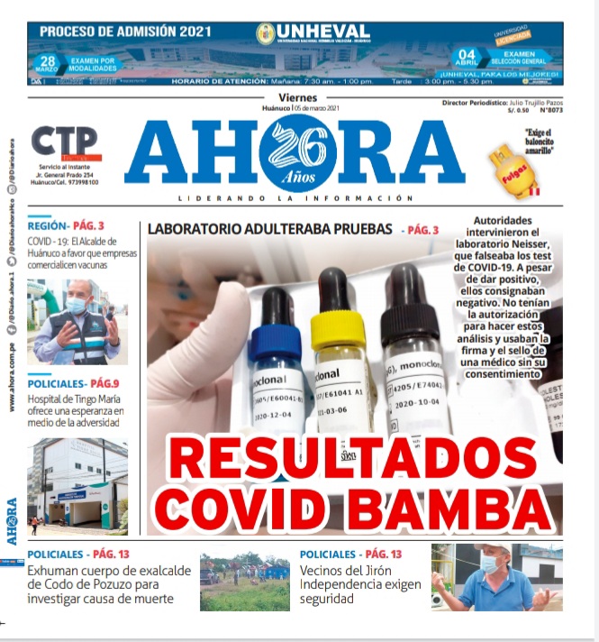 Edición digital Diario Ahora 05-03-2021