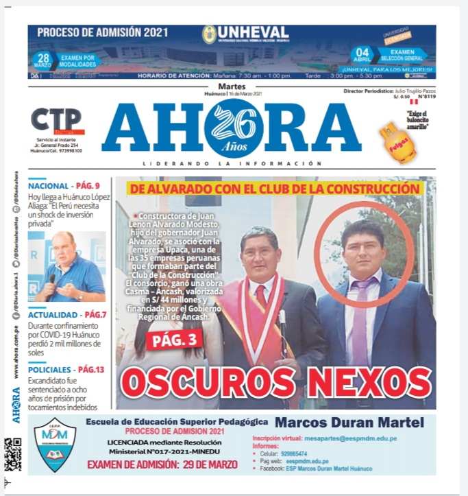 Edición digital Diario Ahora 16-03-2021