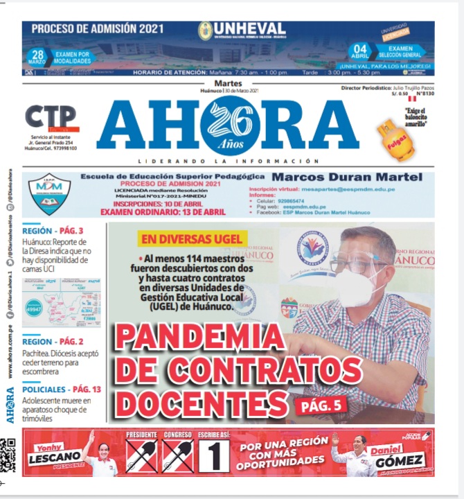 Edición digital Diario Ahora 30-03-2021