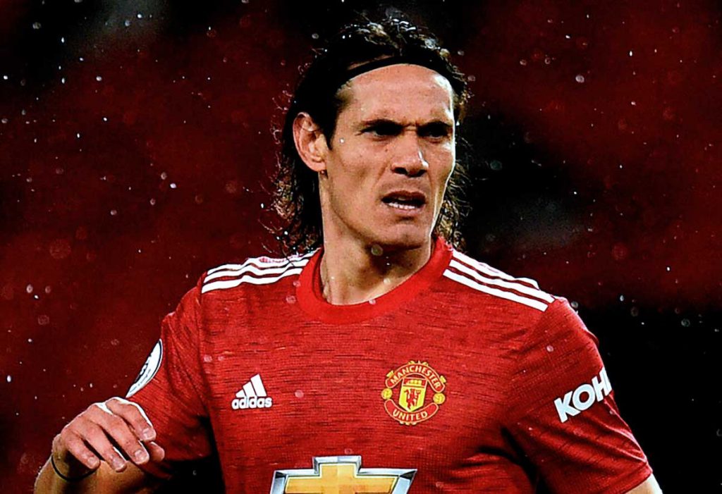 Edinson Cavani en conversaciones de renovación con el Manchester United