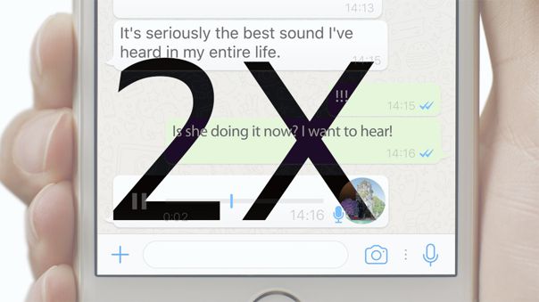 WhatsApp para Android ya permite acelerar los mensajes de voz