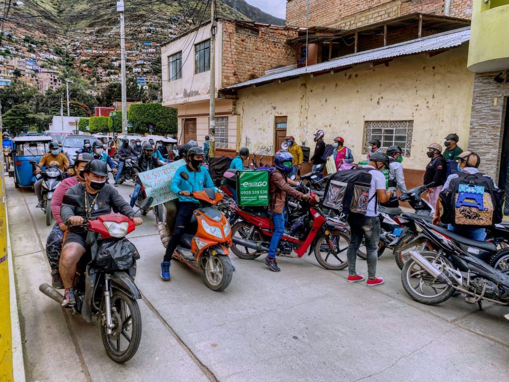 Deliverys de Huánuco exigen respeto a su trabajo