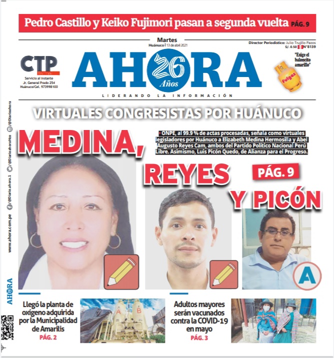 Edición digital Diario Ahora 13-04-2021