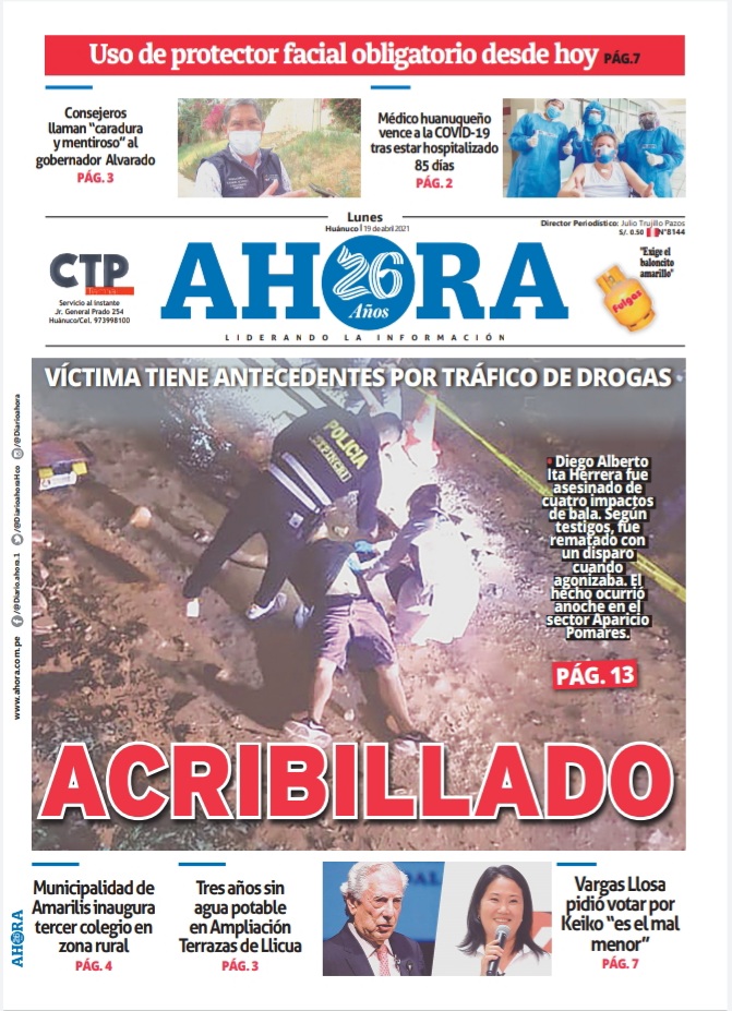 Edición digital Diario Ahora 19-04-2021