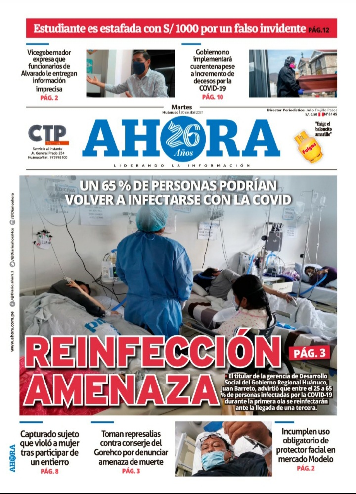 Edición digital Diario Ahora 20-04-2021