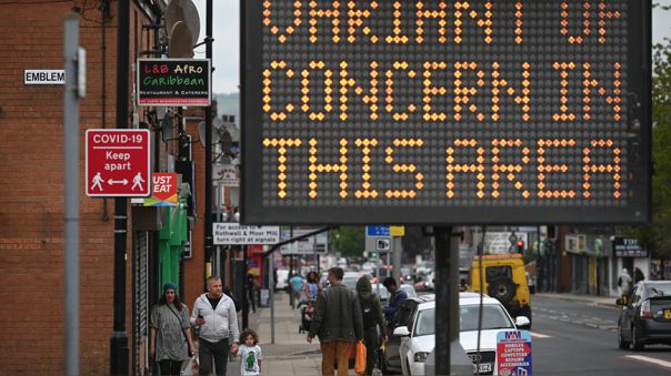 Reino Unido confía en la efectividad de las vacunas ante la variante india