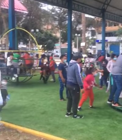 Advierten que no se cumplen medidas anticovid en parques de Huánuco