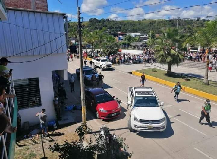 Hombres armados asaltan Banco de la Nación en Nuevo Progreso