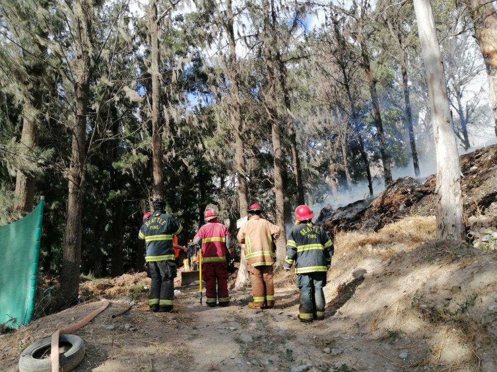 Inician investigaciones sobre incendio en vivero municipal de Amarilis