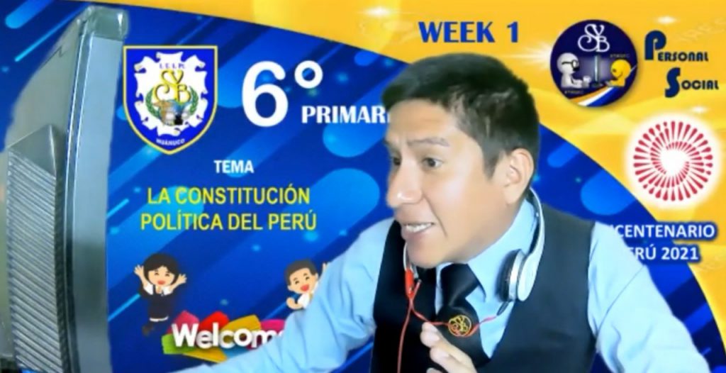 Profesor realiza proselitismo político en clases remotas a favor de Castillo