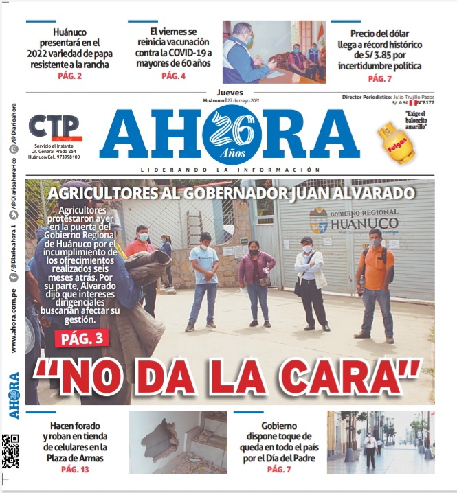 Edición digital Diario Ahora 27-05-2021