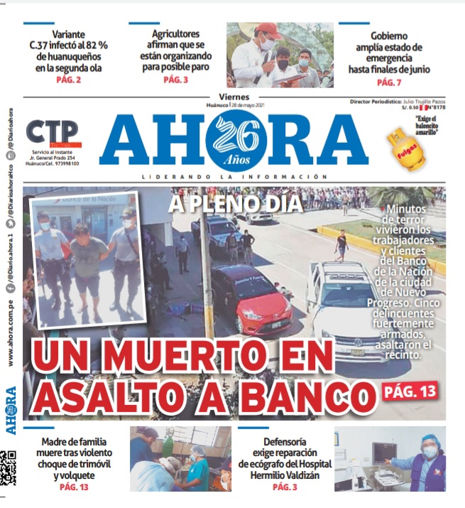 Edición digital Diario Ahora 28-05-2021