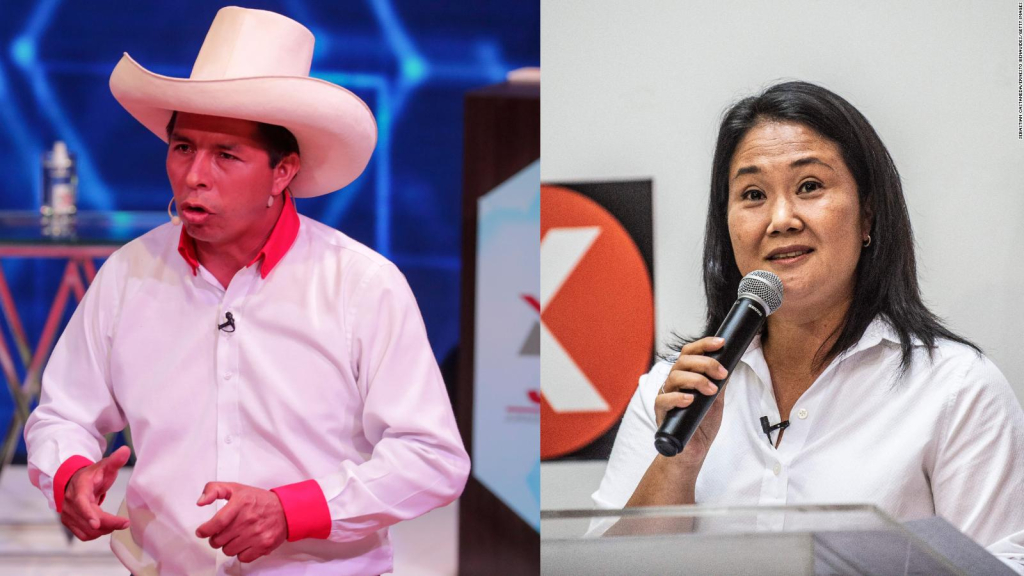 Pedro Castillo supera a Keiko Fujimori al 94,059% de actas procesadas