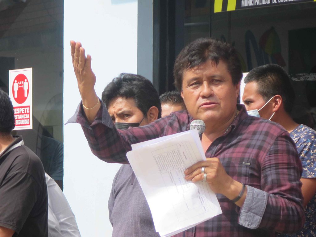 Alcalde de Churubamba solicitó préstamo bancario para mejoramiento de vialidad