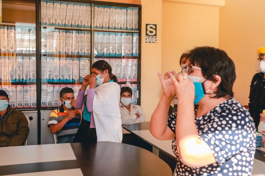 Capacitan a agricultores de la “Chacra a la Olla” sobre protocolo de bioseguridad