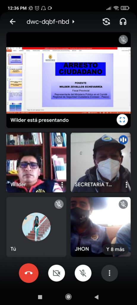 Fiscalía de Prevención del Delito capacita a serenos